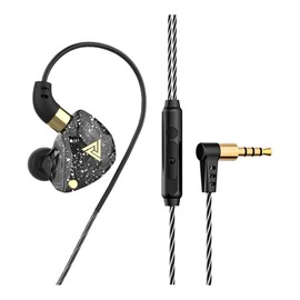 KOYOKOMA In-Ear Earphones, 4 Poles, 0.14 inches (3.5 mm), Wired Connection, Remote Control, Built-in Microphone, Calls, Music, Smartphones, Tablets, Smartphones (Black)