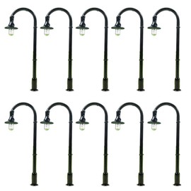 Evemodel L005 10pcs Model Trains Lamppost lamp HO N 5cm LED 12v street light
