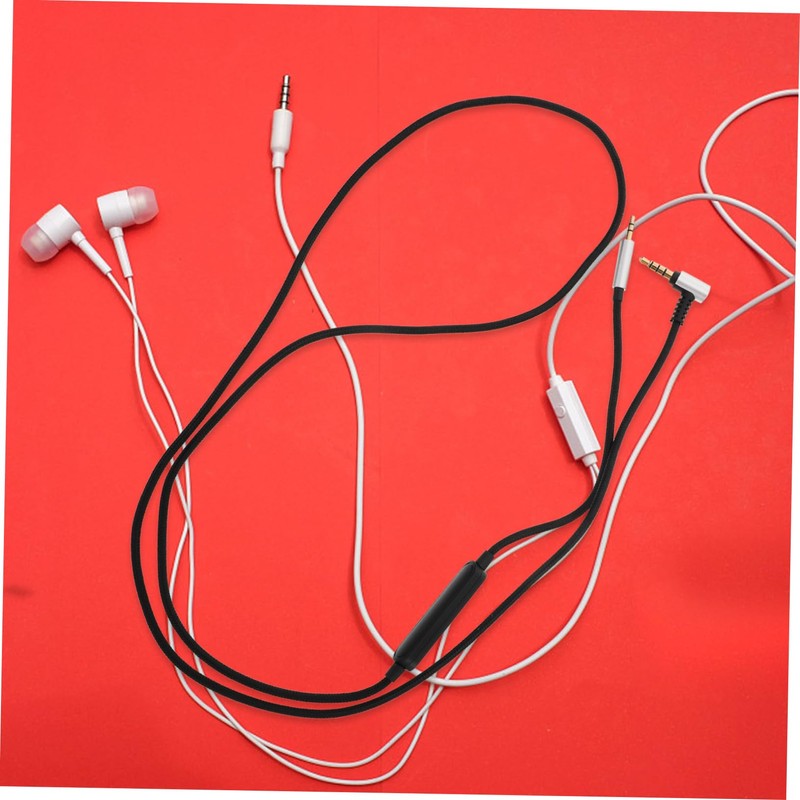 KICHOUSE 1pc Headphone Audio Cable Line Control Compatible Connector Replacement