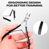 Chumia 20 Pcs Cuticle Trimmer Stainless Steel Cuticle Nippers, Nail