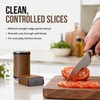 Magnetic Rolling Knife Sharpener Kit with 15°/20° Angle Guide and
