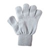 A&R Sports Knit Gloves, Silver, One Size