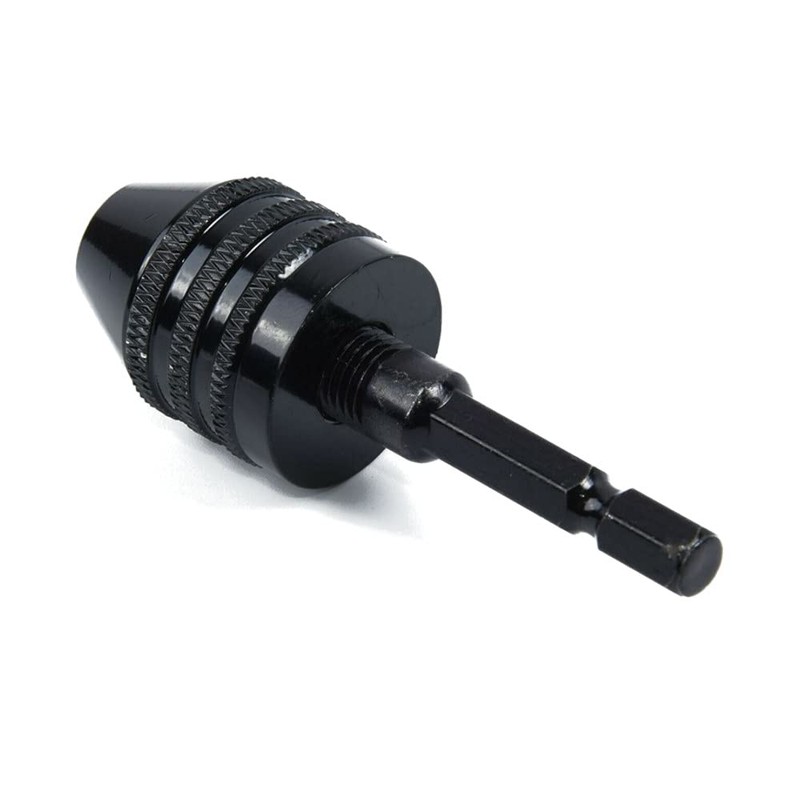Trade-Shop Mini Drill Adapter Bit Chuck / 0.6-8 mm Wingspan