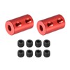 DMiotech 2pcs 4-4mm Bore L20XD12 Rigid Coupling Shaft Coupling Joint
