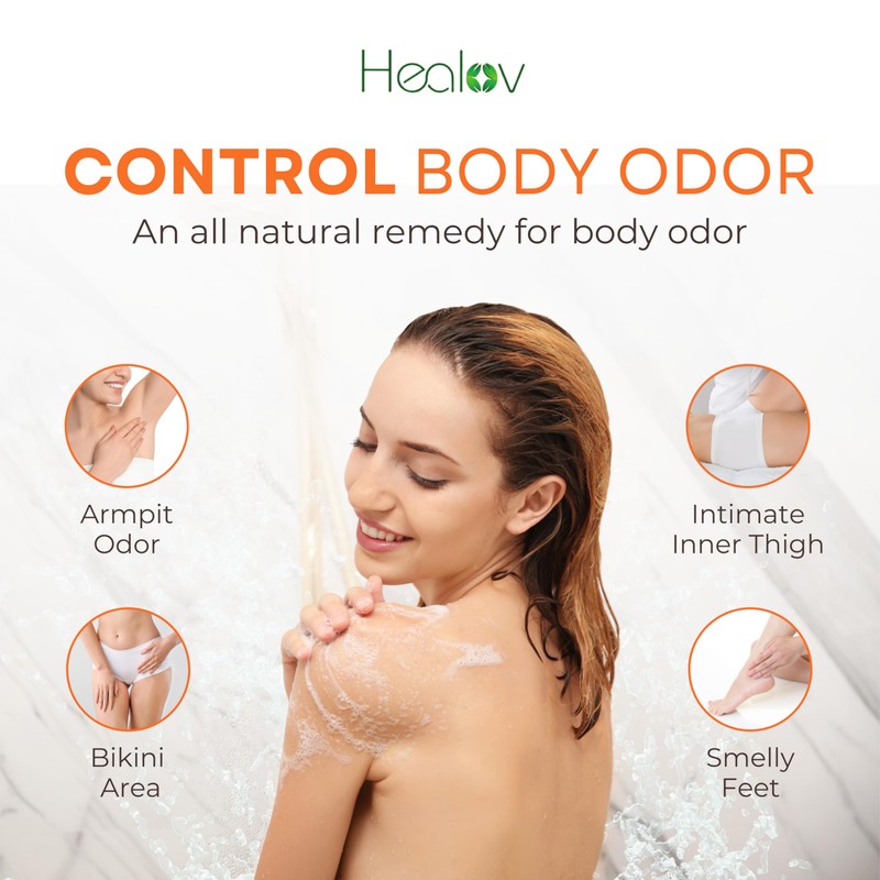 Healov Persimmon Body Wash for Body Odor Control – Purifying