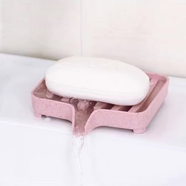 Bathroom multi-purpose draining soap holder stand soap box stand Blue 11ea