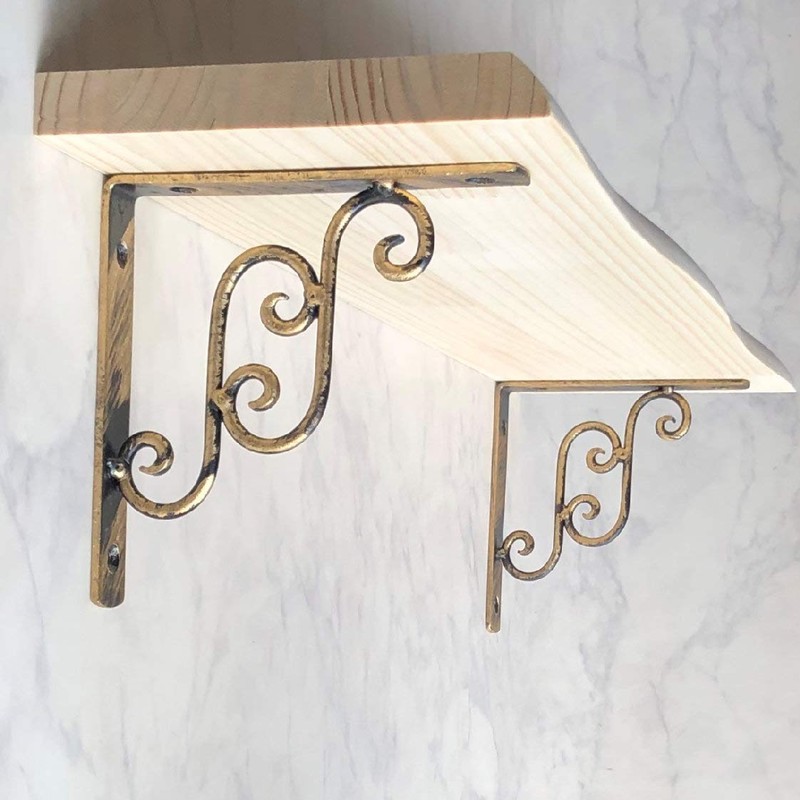 MASOUDITRADING Shelf Bracket, 5.1 inches (13 cm) (1 Piece), Iron