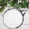 LABRIMP Space-saving Christmas Wreath Storage Bag Transparent View Large Wreath