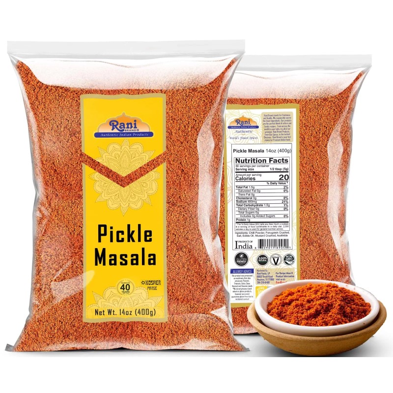 Rani Pickle (Achar) Masala Natural Indian Spice Blend 14oz (400g)