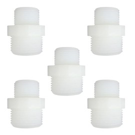 Wesell Faucet Adapter Fitting Connections Parts for Water Filters/Reverse Osmosis RO Systems(3/4 NPT Male x G1 3/4inch male to G1 male NPT