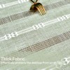 Yofori Heavy Duty Cotton Linen Table Cloth for Rectangle Table