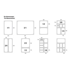 Contacto Stainless steel GN wire mesh 2/3