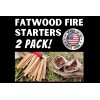 Bushcraft Fire Starting Firestarting Preparedness 2 PACK Fatwood Free Shipping