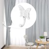 sourcing map 5pcs Wall Mounted Robe Hook Zinc Alloy Butterfly