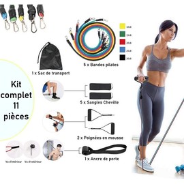 Sun & Sia 11 Piece Training Pack - Sports and Fitness at Home - Yoga Accessories - Sports and Pilates Pack - Multiple Use - Premium Quality - Sun & Sia
