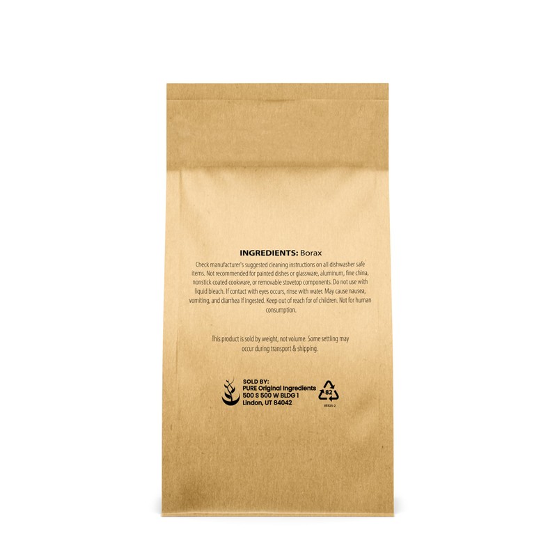 PURE ORIGINAL INGREDIENTS Borax Powder (2 lb) Sodium Borate, Multipurpose