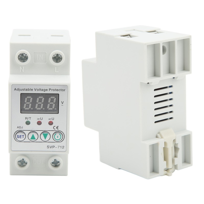 Over Under Voltage Protector Volt Protective Device Adjustable Auto Delay
