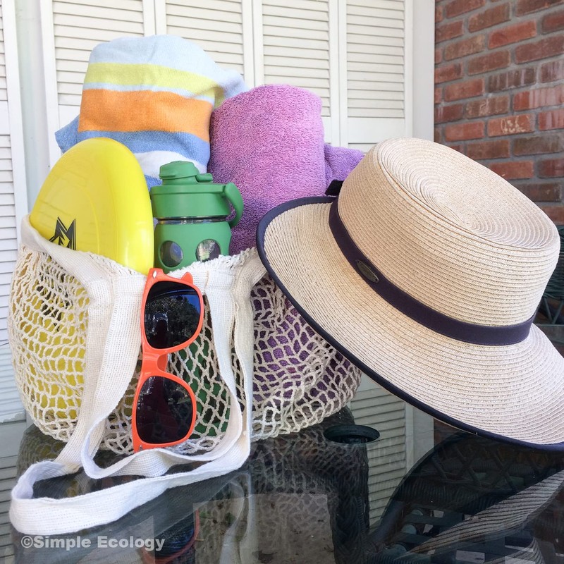 Simple Ecology Organic Cotton Heavy Duty Double Handle String Bag;