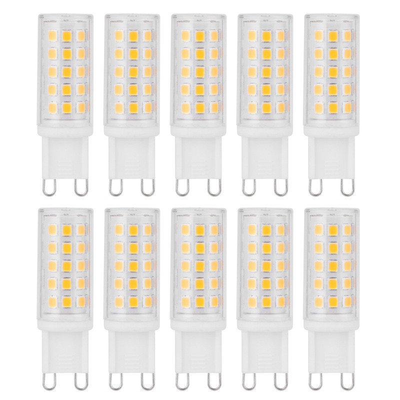 10PCS G9 Base LED Light Bulb 4W 54LED BiPin Bulb