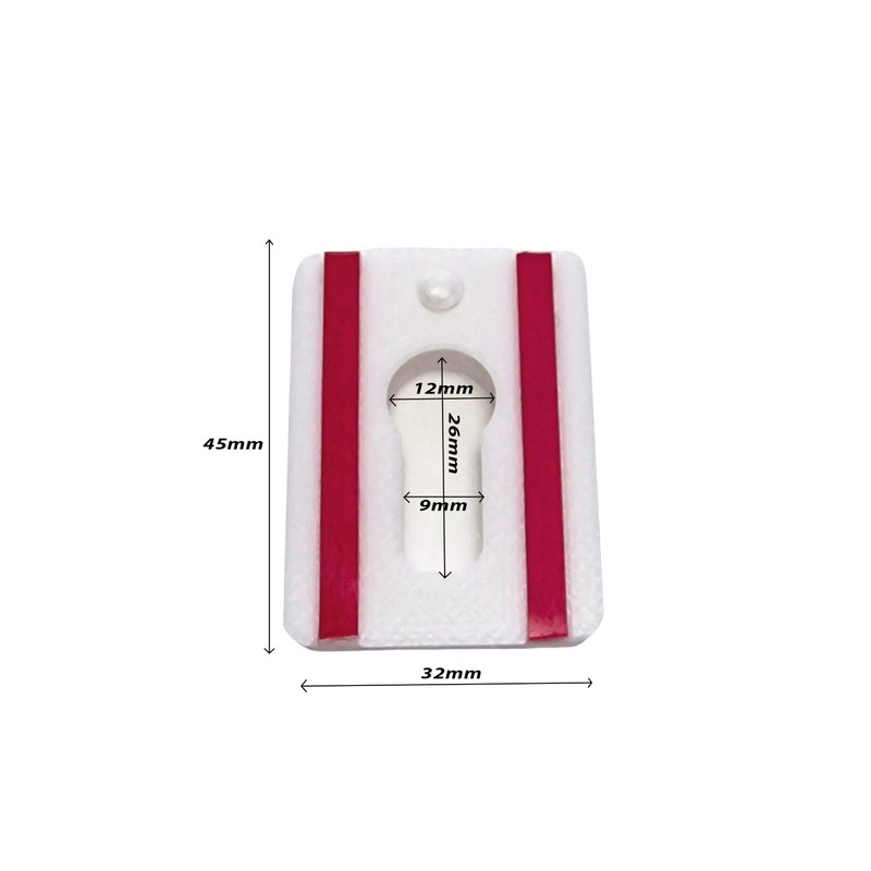 Decoralin Standard Keyhole Draught Excluder Stopper Key Cover Cap Traditional