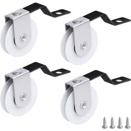 Nkiy Quen 1 Inch Sliding Screen Door Rollers 4 Pcs – Spring Tension Nylon Wheels Replacement for B638 B687 B639