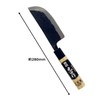 豊稔企販(Hounen Kihan) 豊稔(HOUNEN) 黒打 収穫包丁(両刃) HT-8103