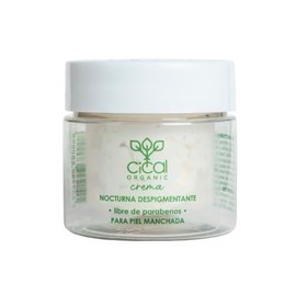 Crema Nocturna Despigmentante para Piel Manchada sin Parabenos con cido Azelaico, Regaliz y Calndula 50g                                              