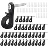 Invalidism 40-Pack Screw Hooks Q-Hanger Screw in Hooks with Safety