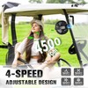 GODCTSUP Upgrade Golf Cart Fan Rechargeable with Magnetic Base, Portable