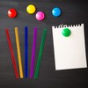 sourcing map 3pcs Whiteboard Magnetic Ruler 29cm Metric Blackboard Straight