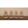 Singha Set of 4 Singha Beer Glasses Thailand 0.3 L