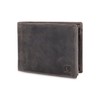 LEDEROW Men's Leather Wallet - Landscape Format Wallet with Gift