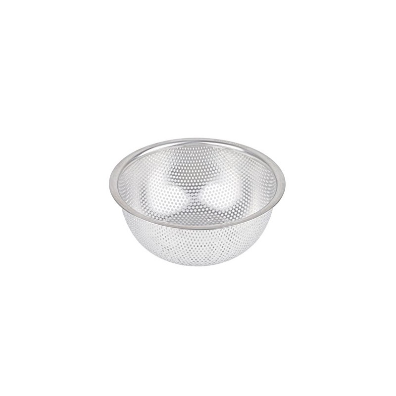 DELISH KITCHEN HB-4232 Pearl Metal Strainer Silver 7.1 inches (18