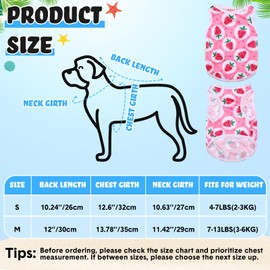 Yeyeplum 32 Pack Summer Hawaiian Dog Shirts Small for Dog Hawaiian Dog T Shirts Summer Pet Shirt Doggie Vest Puppy Clothes Flamingo Dog Top Sleeveless Vest Dog Apparel for Dogs Cats(Medium)