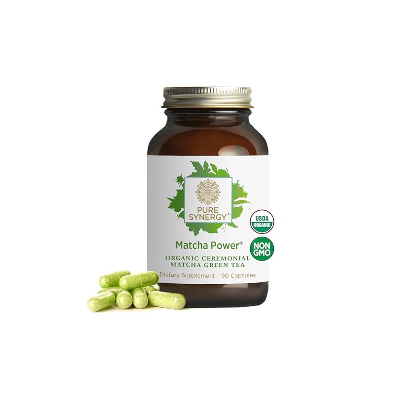 PURE SYNERGY Matcha Power - Organic Matcha Green Tea Capsules
