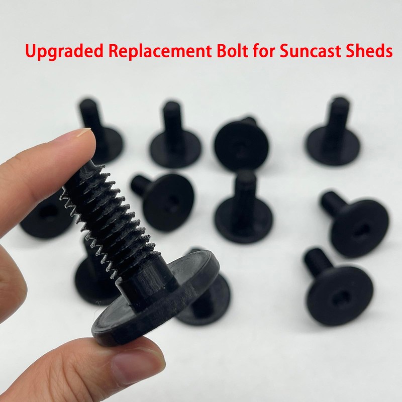 SPANSEE 12 PCS Long Bolts Compatible with Suncast Storage Sheds,