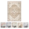 BILEEHOME 3x5 Area Rug,Washable Non Slip Neutral Farmhouse Front Door
