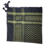 Retro Seventy2 Olive Green and Black Palestinian Shemagh Scarf with