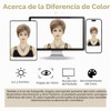XIUFAXIRUSI XIUFAXIRUSI Pelucas Marrones De Capas Cortas Para Mujer Pelucas