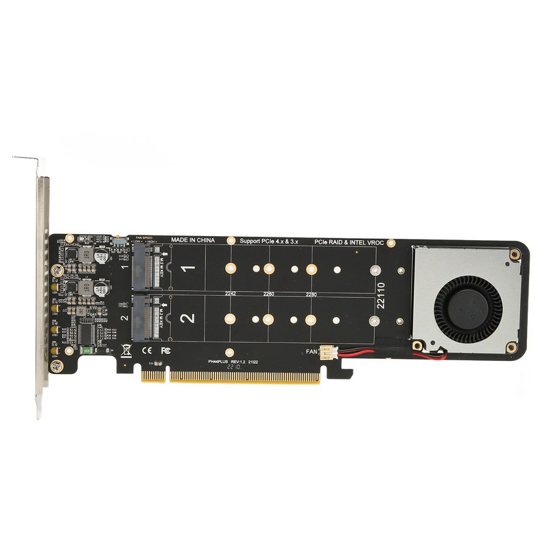 M.2 NVMe SSD Adapter Card Double Side LED Indicator High