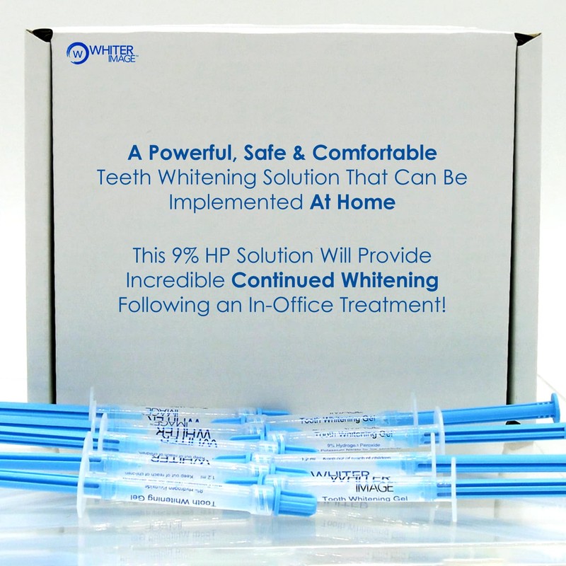 Whiter Image Professional Dental-Grade Teeth Whitening Gel, Sensitivity-Proof, 9% Hydrogen