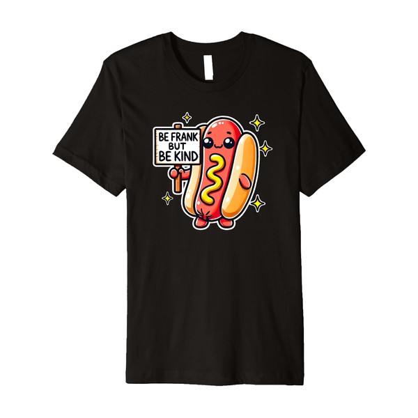 BE FRANK BUT BE KIND Weiner Funny Hotdog Costume Adult