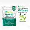 Wellthy Lecitina de Soya CÁPSULAS. 100 Cápsulas por envase, Cápsulas