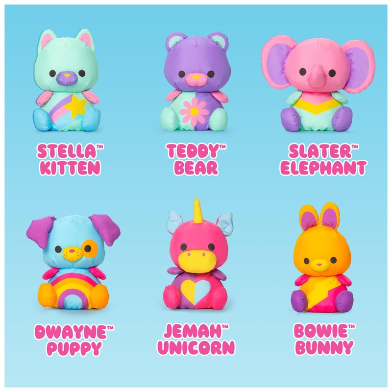 Swisheez Teddy Bear Stuffed Animal, Retro Inspired Plush Toys for