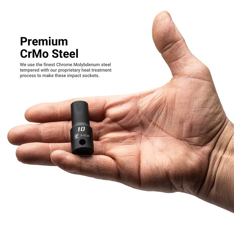 Capri Tools 3/8 in. Drive 16 mm Semi-Deep Impact Socket