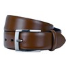 Lloyd Men's Leather Belt 35mm Pin Buckle, Cognac