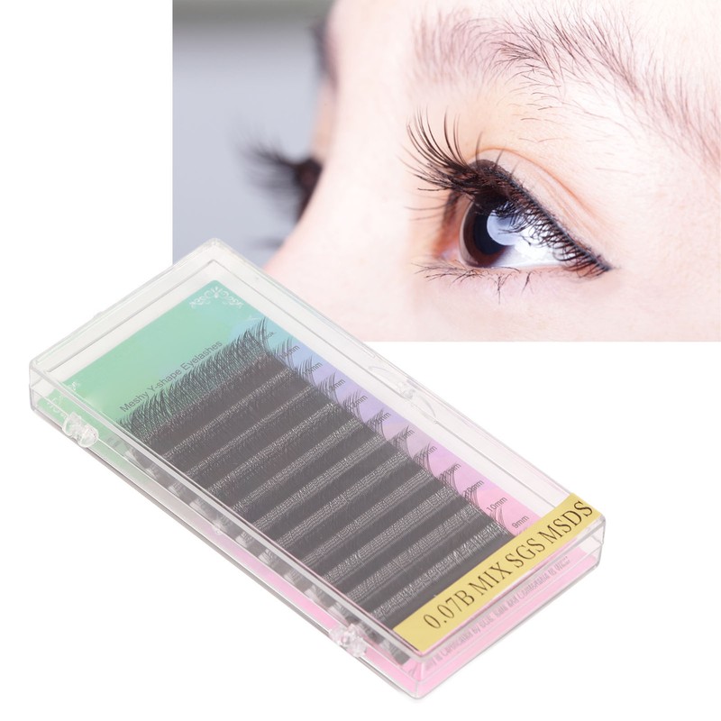 Volume Extension Lashes Soft 0.07B Thickness Double Hair Tip Professional