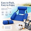 Inflatable Pool Hammock Float for Adults – Adjustable Water Lounge