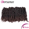 4 Packs Spring Twist Crochet Braids Pretwisted Spring Twist Crochet