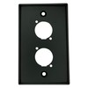 DIYTECH Blank XLR Wall Plate and XLR Panel Combo -